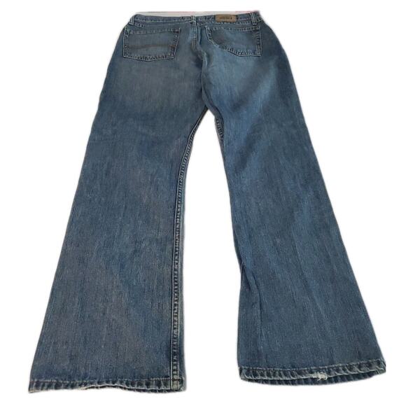 Wrangler Originals Women's Jeans 33X32 100% Cotton Relaxed Boot Button Zip - Picture 2 of 12